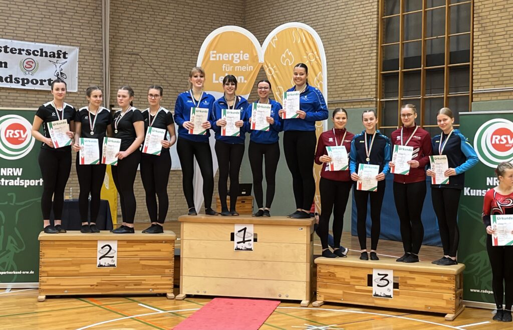 Siegerehrung Vierer-Juniorinnen